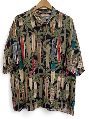 Vintage Reyn Spooner Surfboard Hawaiian Shirt